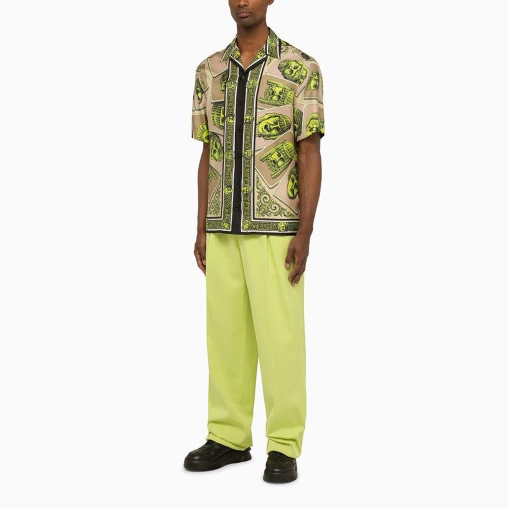 Versace Lime Green Regular Trousers - Picture 2 of 5